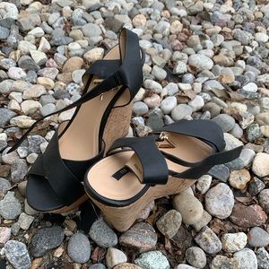 CORK SOLE HIGH HEEL WEDGES ❤️